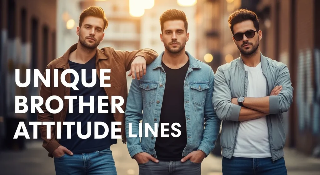Unique Brother Attitude Lines