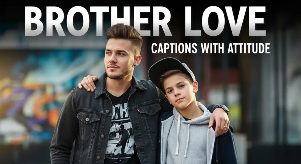 Brother Love Captions with Attitude