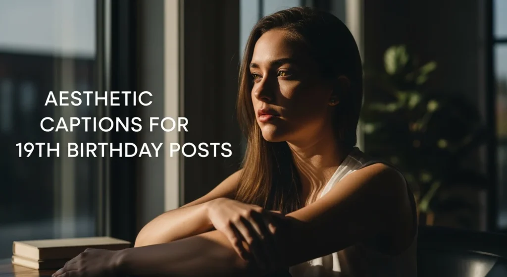 Aesthetic Captions for 19th Birthday Posts