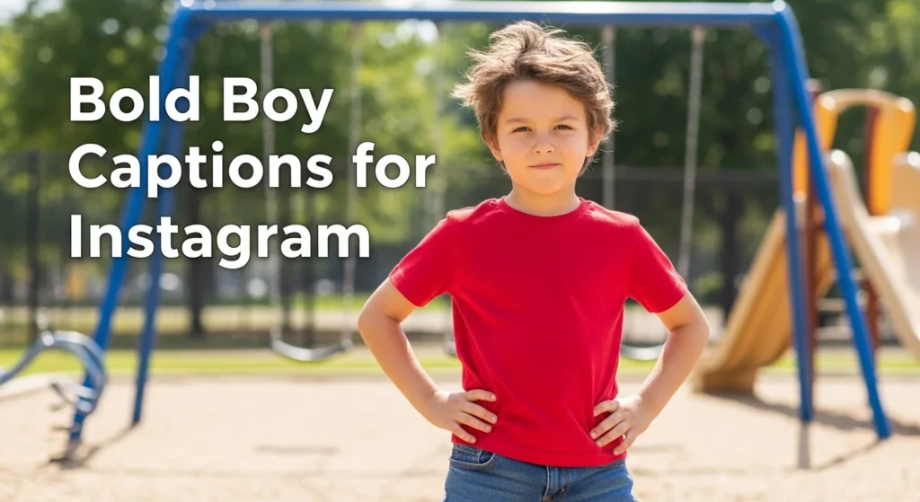 Bold Boy Captions for Instagram