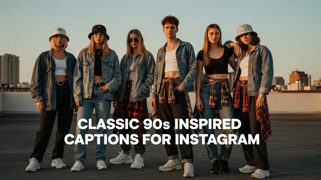Classic 90s Inspired Captions for Instagram