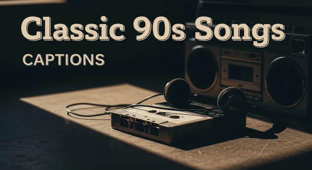 Classic 90s Songs Captions