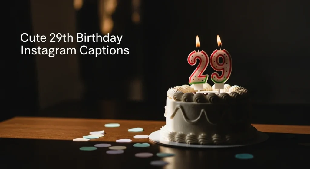 Cute 29th Birthday Instagram Captions