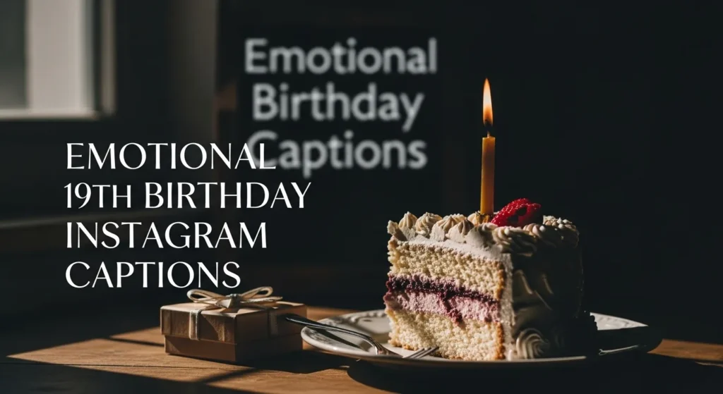 Emotional 19th Birthday Instagram Captions