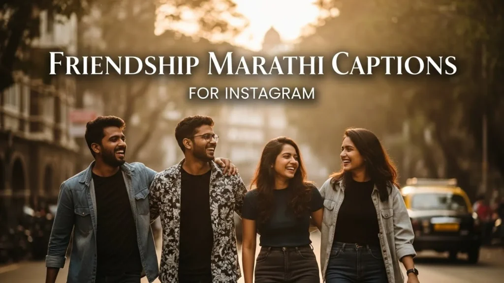 Friendship Marathi Captions for Instagram