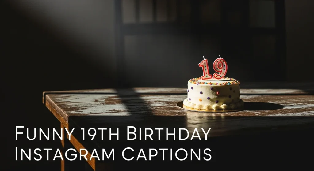 Funny 19th Birthday Instagram Captions