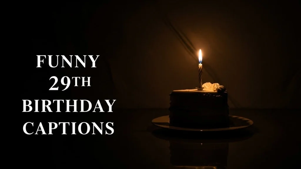 Funny 29th Birthday Captions