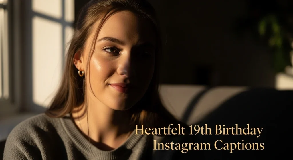 Heartfelt 19th Birthday Instagram Captions