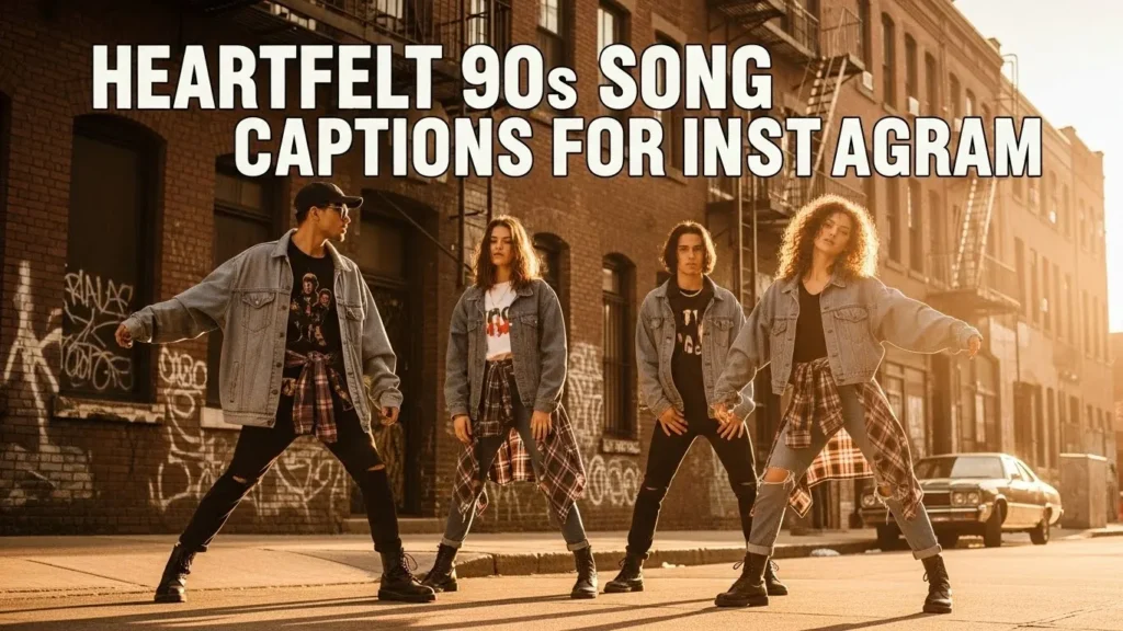 Heartfelt 90s Song Captions for Instagram