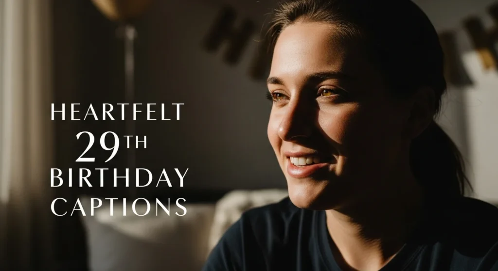 Heartfelt 29th Birthday Captions