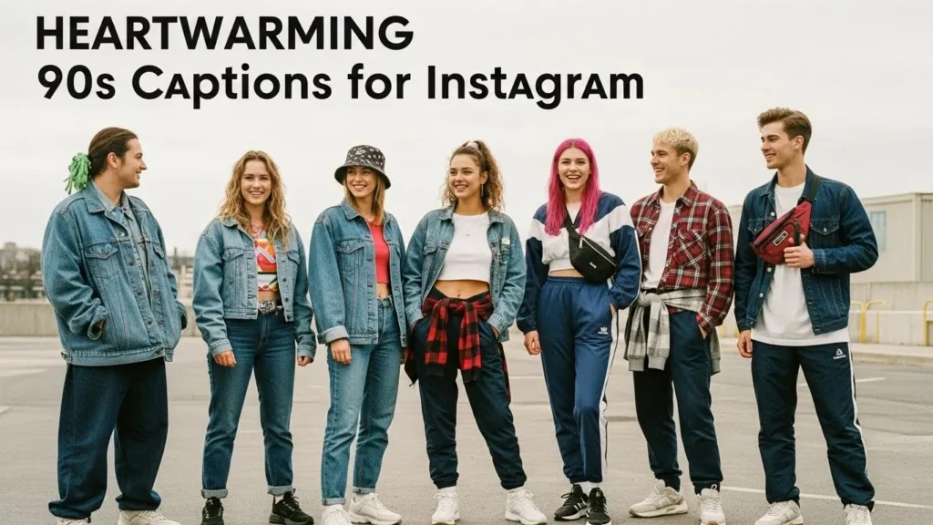 Heartwarming 90s Captions for Instagram