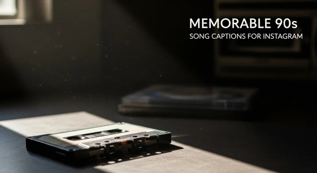 Memorable 90s Song Captions for Instagram