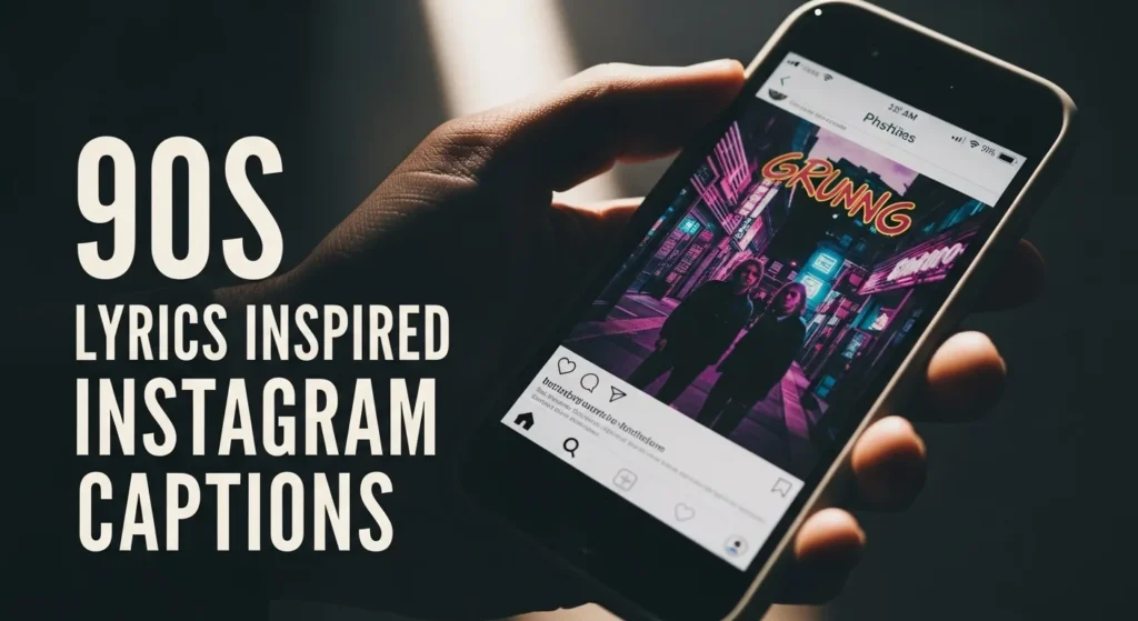 90s Lyrics Inspired Instagram Captions