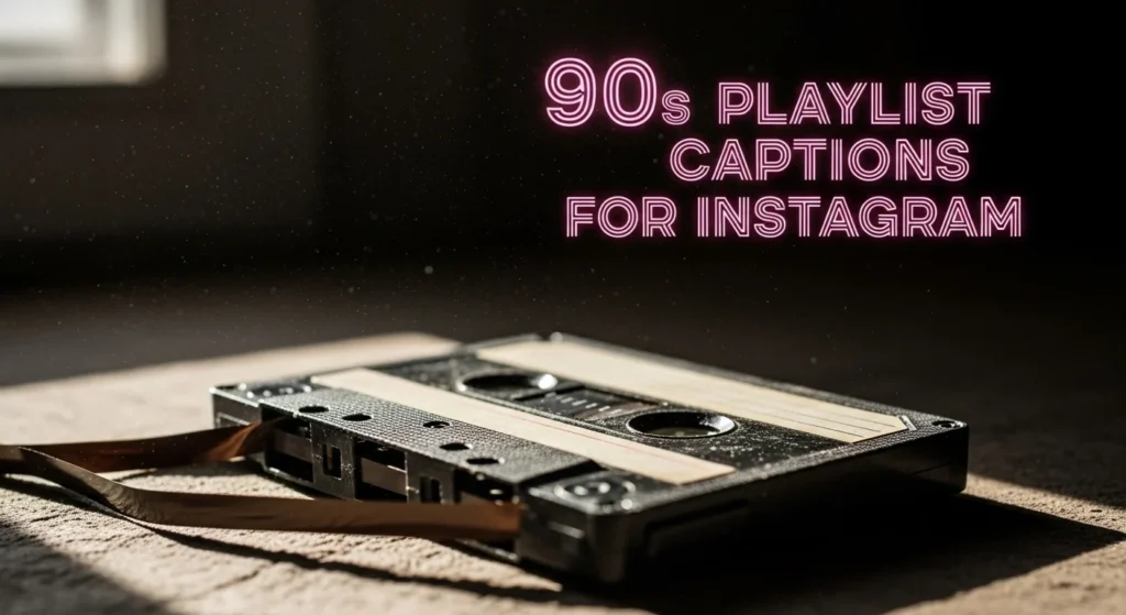 90s Playlist Captions for Instagram