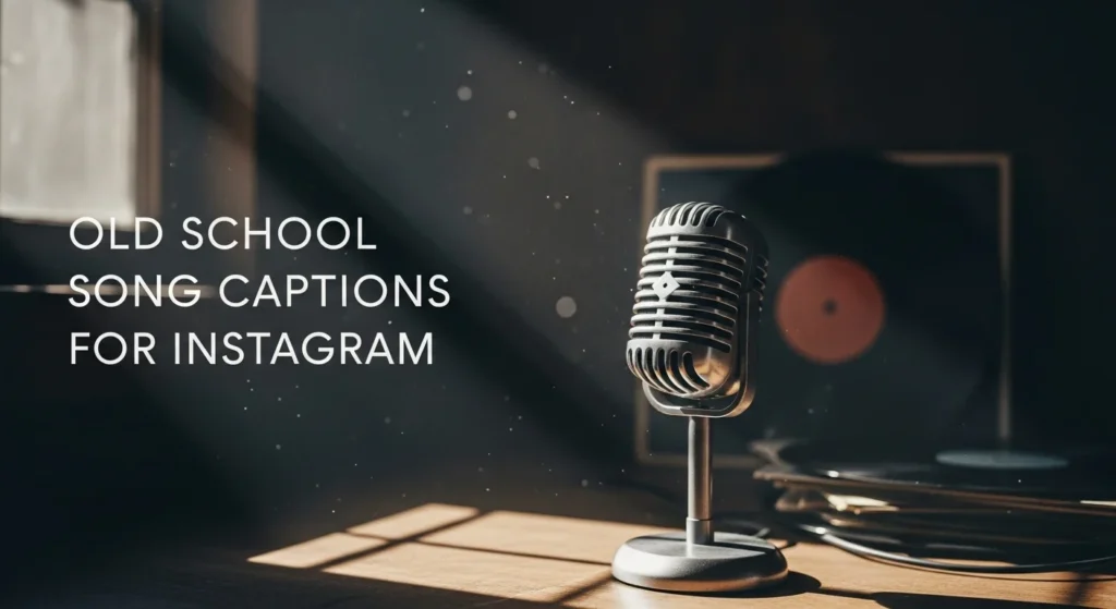 Old School Song Captions for Instagram