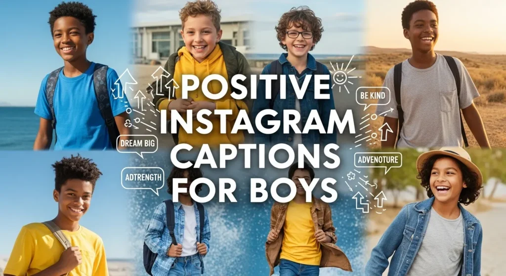 Positive Instagram Captions for Boys
