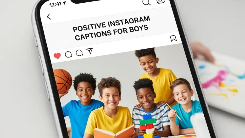 Positive Instagram Captions for Boys