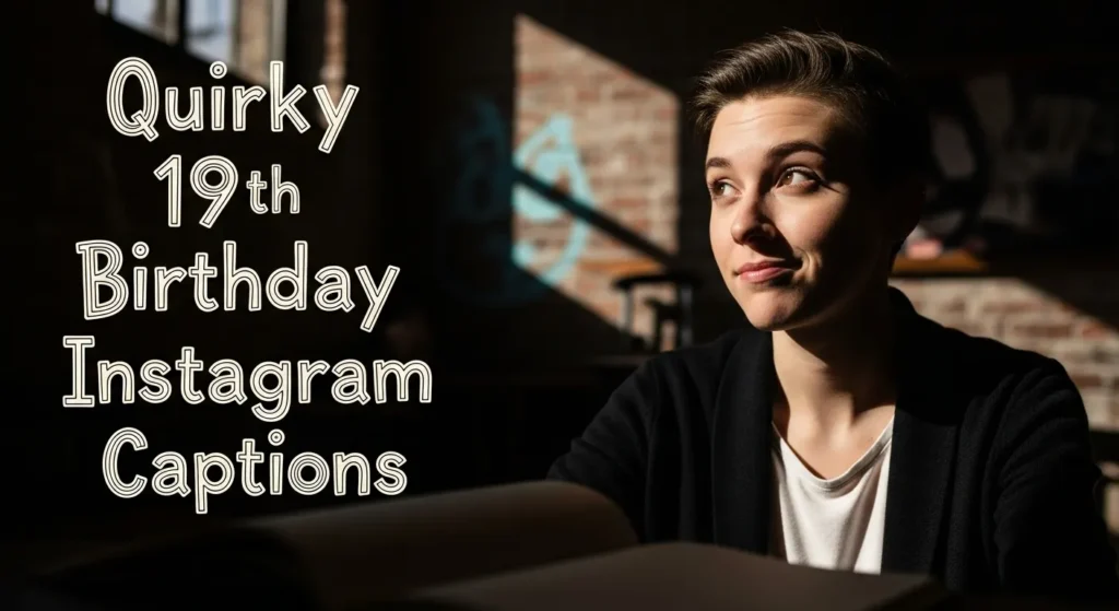 Quirky 19th Birthday Instagram Captions