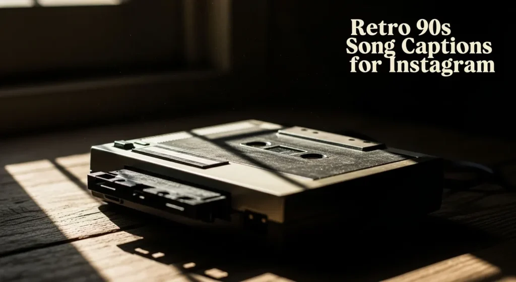 Retro 90s Song Captions for Instagram
