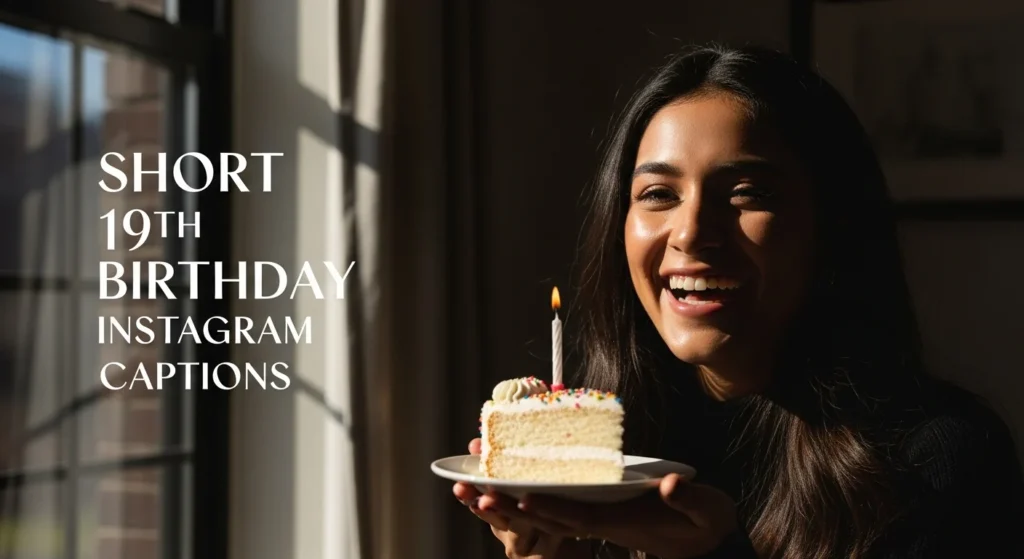 Short 19th Birthday Instagram Captions