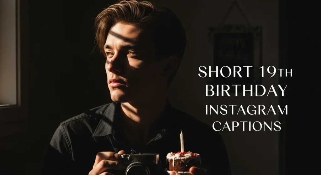 Short 19th Birthday Instagram Captions