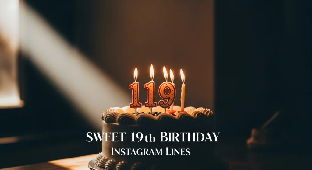 Sweet 19th Birthday Instagram Lines