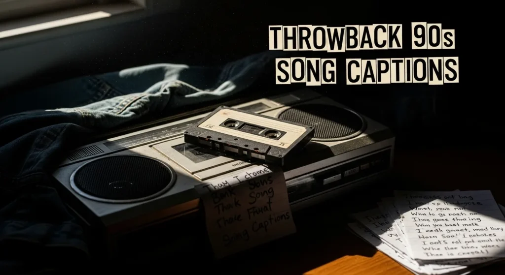 Throwback 90s Song Captions