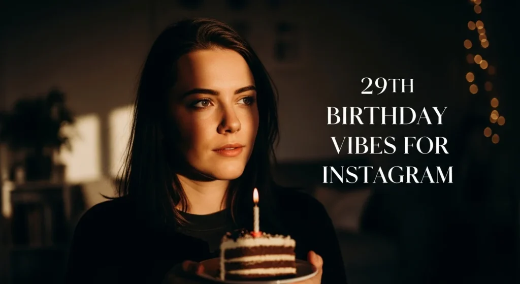 29th Birthday Vibes for Instagram