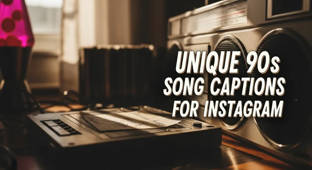 Unique 90s Song Captions for Instagram