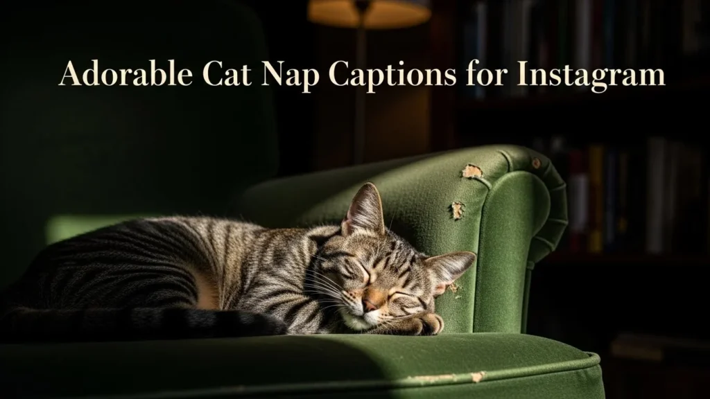 Adorable Cat Nap Captions for Instagram