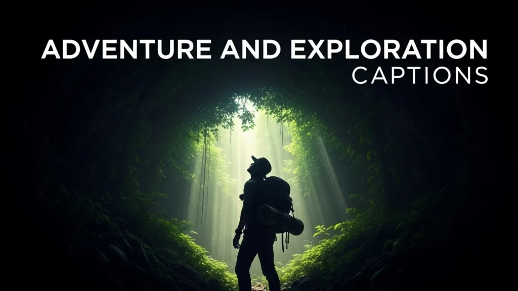 Adventure and Exploration Captions