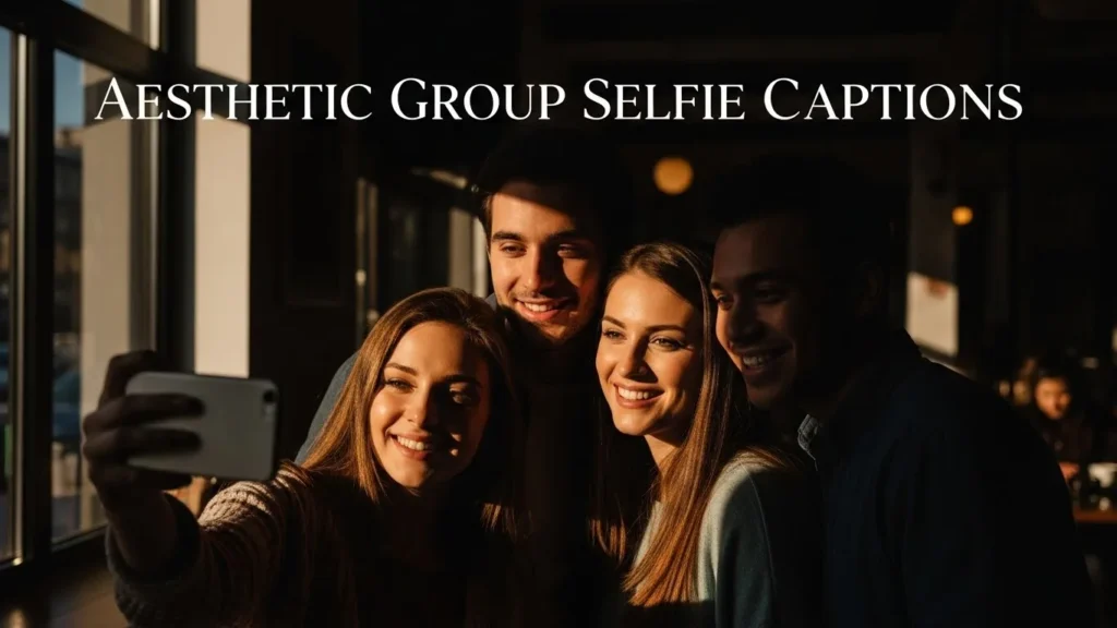 Aesthetic Group Selfie Captions