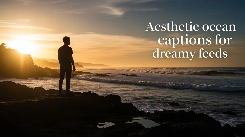 Aesthetic ocean captions for dreamy feeds
