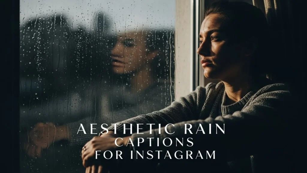 Aesthetic Rain Captions for Instagram