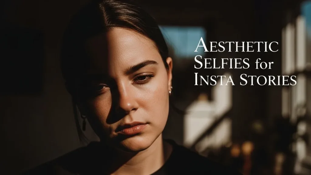 Aesthetic Selfies for Insta Stories