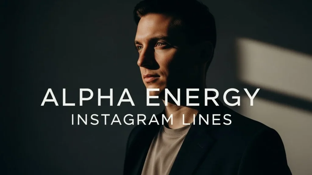 Alpha Energy Instagram Lines