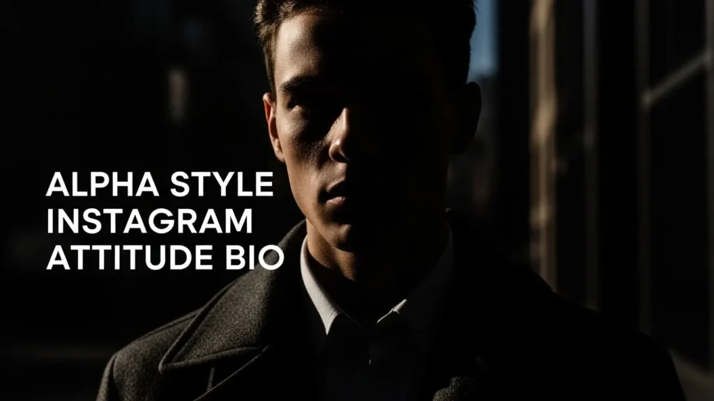Alpha Style Instagram Attitude Bio