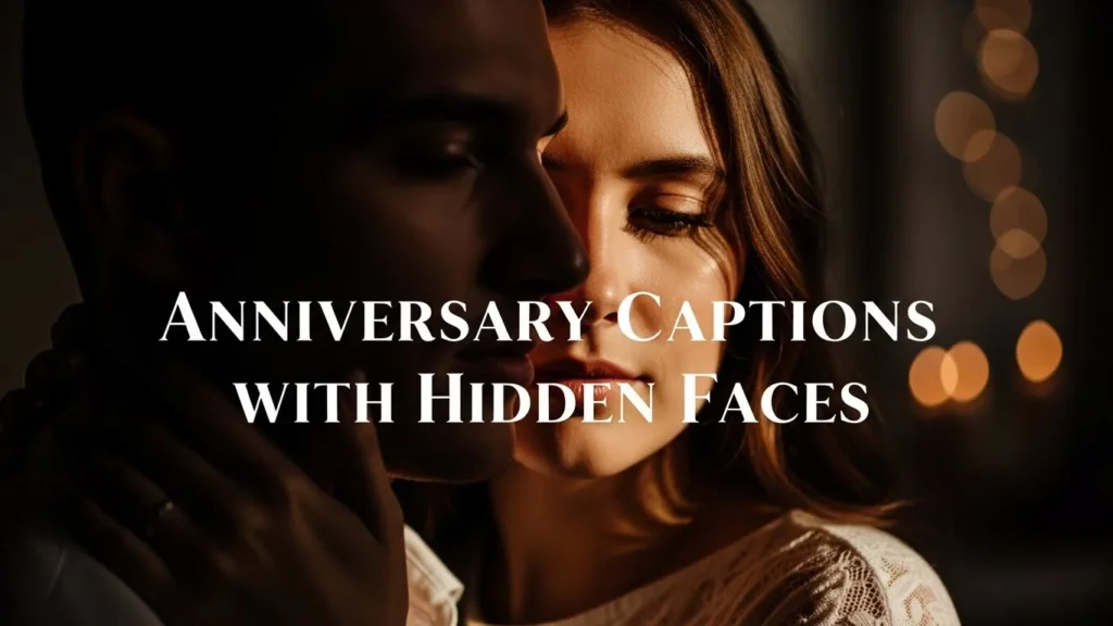 Anniversary Captions with Hidden Faces