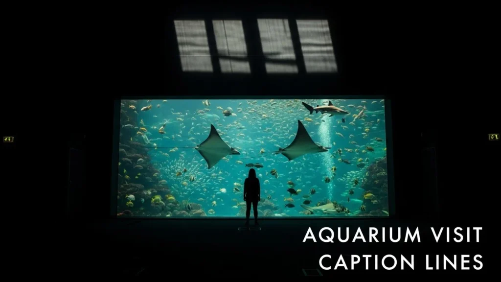 Aquarium Visit Caption Lines