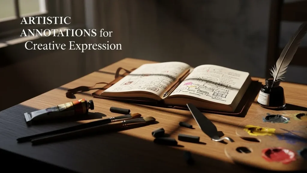 Artistic Annotations for Creative Expression