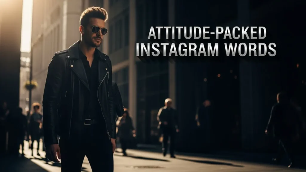Attitude-Packed Instagram Words