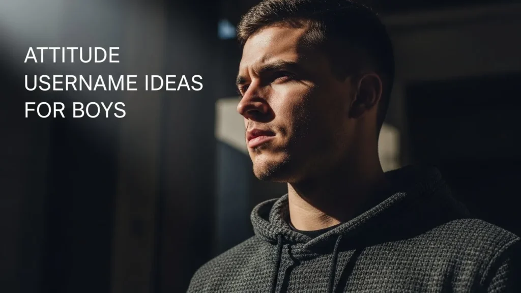 Attitude Username Ideas for Boys