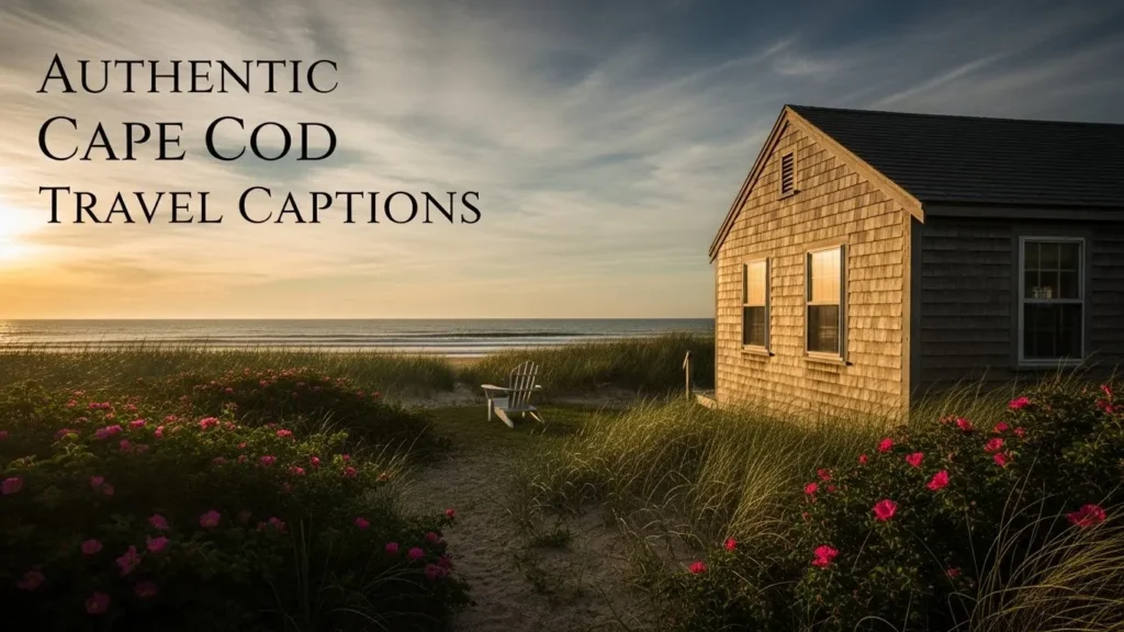 Authentic Cape Cod travel captions