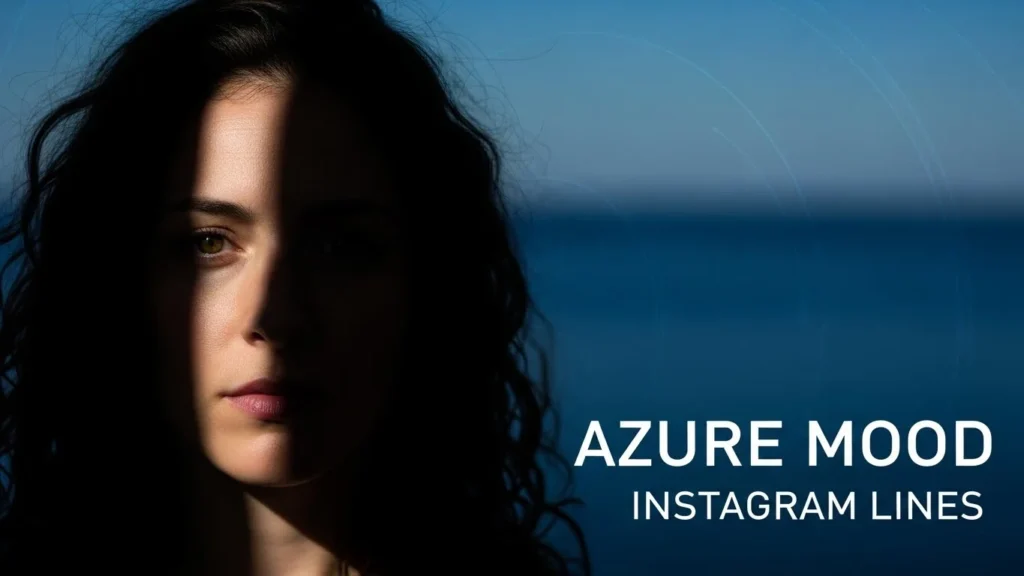 Azure Mood Instagram Lines