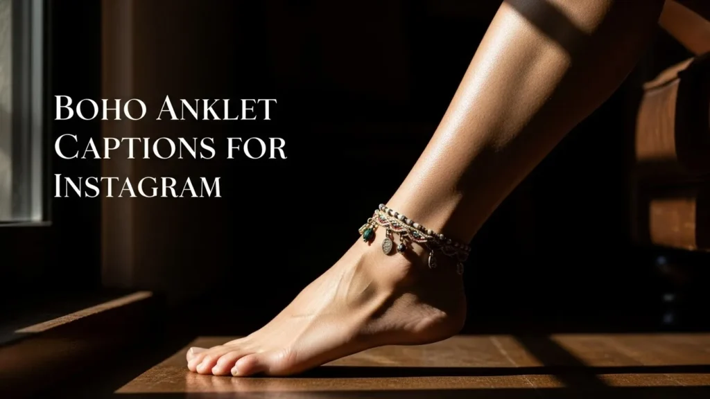 Boho Anklet Captions for Instagram