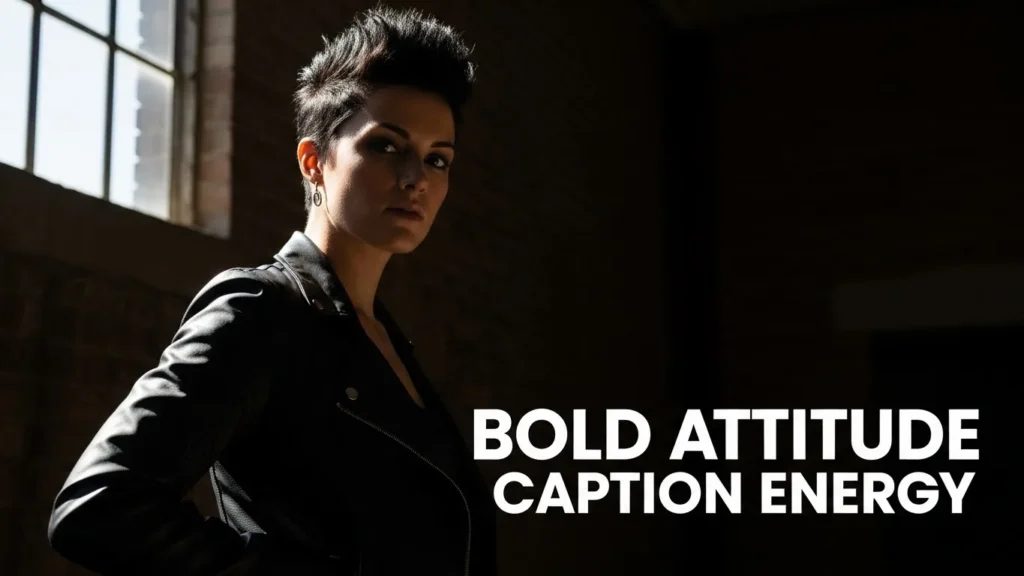 Bold Attitude Caption Energy