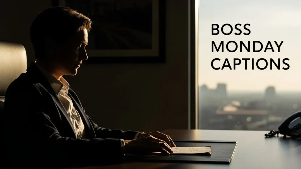 Boss Monday Captions