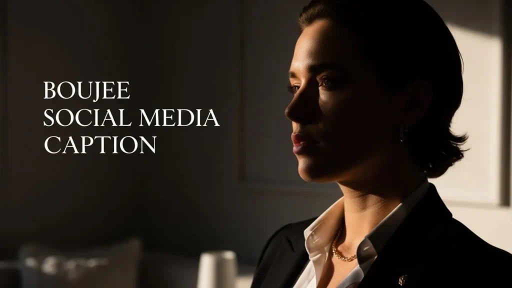 Boujee Social Media Caption
