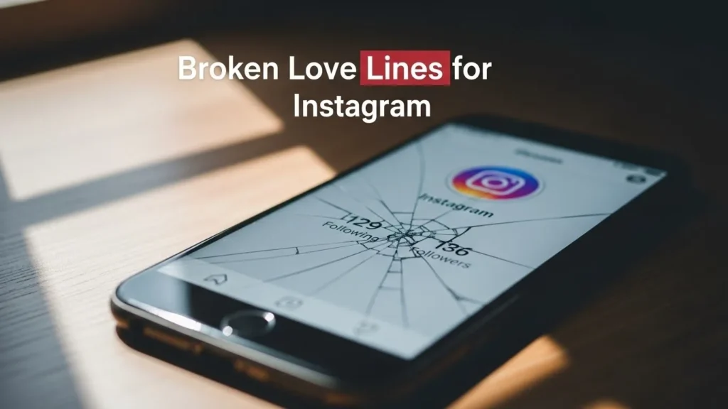 Broken Love Lines for Instagram