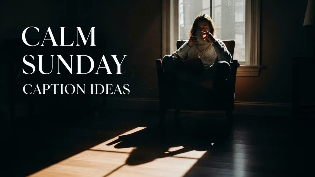Calm Sunday Caption Ideas